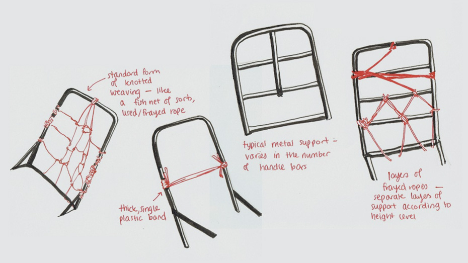 Student work: Modifications to trolleys, from 'Designer Trolleys of Hong Kong' by Yun Jin Jung