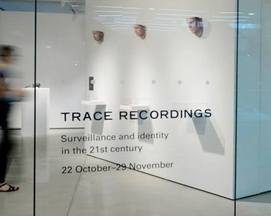 A view of the exhibition Trace Recordings